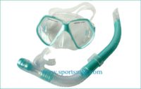 166182+176291D (1) diving mask and snorkel