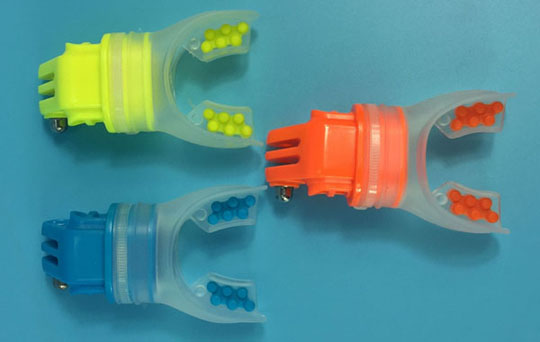Dual-Color Snorkel Mouthpiece