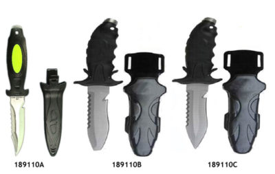 189110 (5) diving knife titanium